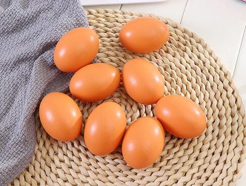 5 PCS Fake Eggs Wooden Eggs Dummy Eggs Nest Eggs in Saudi Arabia