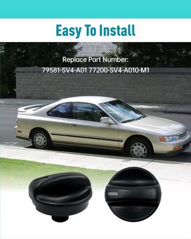 79581-SV4-A01 2PC Air Control Heater Fan Switch Knob Fit for Honda Accord CD2 CD4 CD5 1994-1997, 77200SV4A010M1 in Saudi Arabia