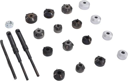 Valve Seat Reamer Tool Kit - Alloy Steel Universal for 20-30mm Valves, Includes 12 Sizes & 4 Heads in Kuwait
