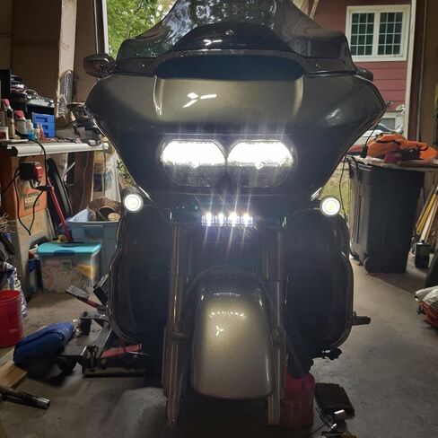 Eagle Lights 6 Inch Generation II Projection Light Bar with Plug and Harness Compatible with 2015 and Newer Harley Davidson Road Glide Models in Kuwait