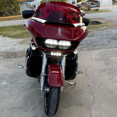 Eagle Lights 6 Inch Generation II Projection Light Bar with Plug and Harness Compatible with 2015 and Newer Harley Davidson Road Glide Models in Kuwait