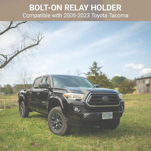 Bolt-On Relay Holder,Auxiliary Relay Box Holder Kits Compatible with 2005-2023 Toyota Tacoma in Saudi Arabia
