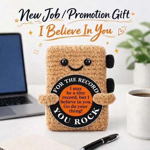 Gifts for Teen Boys, Encouragement Gift for Men Friend Boyfriend Him Husband Graduation New Job Promotion,You Rock Crochet Vinyl, Cute Music Lover Desk Decor for College Student Teacher Male in Saudi Arabia