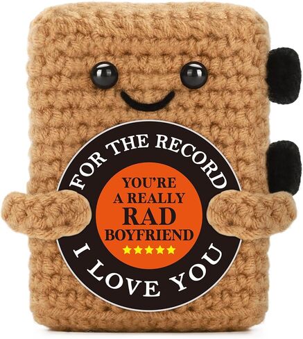 Gifts for Teen Boys, Encouragement Gift for Men Friend Boyfriend Him Husband Graduation New Job Promotion,You Rock Crochet Vinyl, Cute Music Lover Desk Decor for College Student Teacher Male in Saudi Arabia