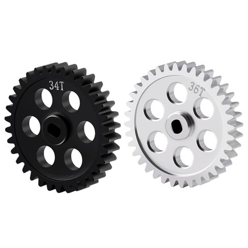 Metal 34T and 36T Speed Transmission Main Gear Set for LOSI 1:24 Micro-B 2WD Buggy RTR 1:28 Micro-T 2S 2WD RTR Stadium Truck Upgrade Parts in Kuwait