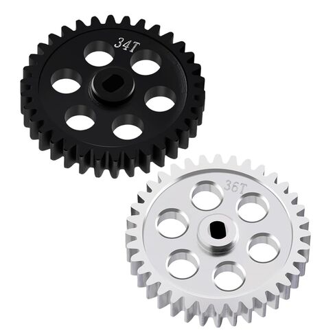 Metal 34T and 36T Speed Transmission Main Gear Set for LOSI 1:24 Micro-B 2WD Buggy RTR 1:28 Micro-T 2S 2WD RTR Stadium Truck Upgrade Parts in Kuwait