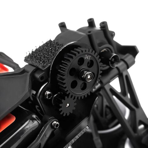 Metal 34T and 36T Speed Transmission Main Gear Set for LOSI 1:24 Micro-B 2WD Buggy RTR 1:28 Micro-T 2S 2WD RTR Stadium Truck Upgrade Parts in Kuwait