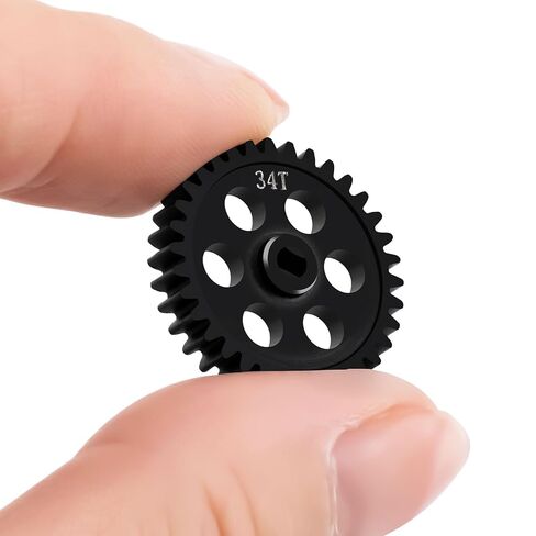 Metal 34T and 36T Speed Transmission Main Gear Set for LOSI 1:24 Micro-B 2WD Buggy RTR 1:28 Micro-T 2S 2WD RTR Stadium Truck Upgrade Parts in Kuwait