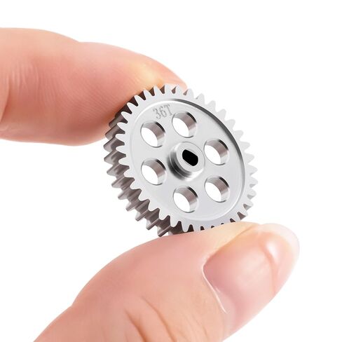 Metal 34T and 36T Speed Transmission Main Gear Set for LOSI 1:24 Micro-B 2WD Buggy RTR 1:28 Micro-T 2S 2WD RTR Stadium Truck Upgrade Parts in Kuwait
