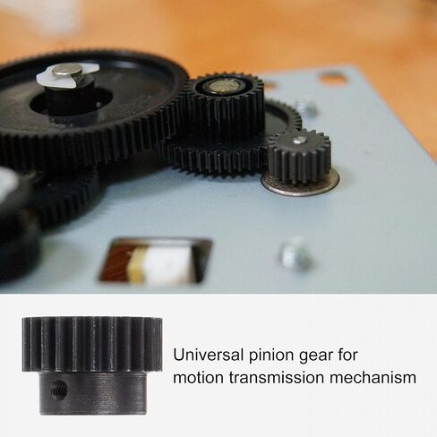 uxcell 1Mod 24T Pinion Gear 12mm Bore Hardened Steel Motor Rack Spur Gear with Step for RC Car Truck Buggy Gear Drive, 2 Set in Kuwait