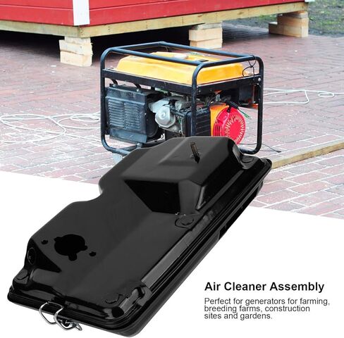 Generator Air Filter Assembly 5KW-8KW, Iron and Plastic Air Housing Filter for 188F 190FGX390 GX420, Gasoline Generator Accessories Replacement in Saudi Arabia