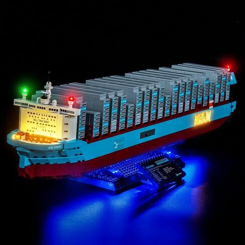 BrickBling LED Light Compatible with Lego 40955 Maersk Dual-Fuel Container Vessel-No Model Included (Classic Edition) in Saudi Arabia