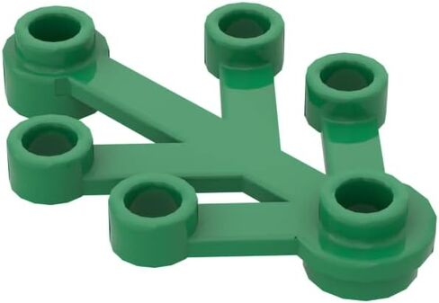 Classic Building Bulk Pieces Tree Leaves 4x3, 100 Piece Green Tree Limbs/Leaves Parts and Pieces, Compatible with Lego 2423(Colour:Green) in Saudi Arabia