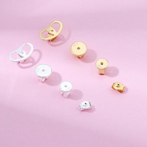 32 Pcs Earring Backs for Droopy Ears Heavy Earring - Earring Lifters Backs, Earring Backs Replacements for Studs, Butterfly Earring Backs, 13mm Large Earring Backs in Saudi Arabia