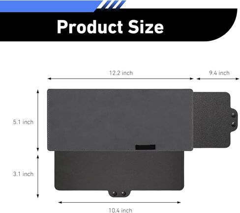 Sun Visor Extender for Car, Adjustable Car Visor Extender Sun Blocker, Clip-On Visor Extension Attachment for Car Visor, Anti-Glare Side Sun Blocker for Car Truck SUV (Black) in Kuwait