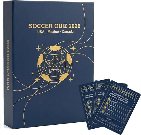 Soccer Party Game for World Cup 2026 – 200 Question Cards for Adults, Teens & Families | World Cup 2026 Merchandise for Watch Parties & Game Night in Kuwait