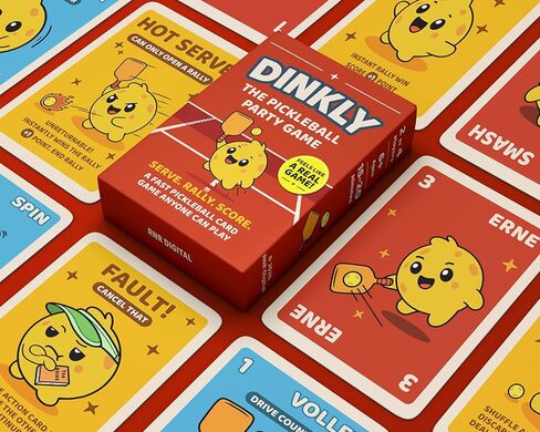 The Pickleball Card Game, Pickleball Gift for Men, Women & Players, Fast-Paced Off-Court Party Game for Game Night, Easy to Learn, 2 or 4 Players, 15-20 Minute Gameplay in Saudi Arabia