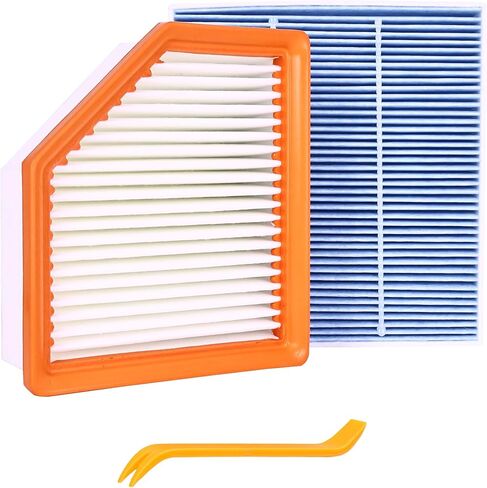 Engine Air Filter&Cabin Air Filter Combo Fits Nissan Rogue 2021-2025-CF12552&16546-6RA0A in Kuwait