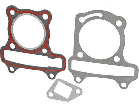 LEAPING KNIGHT GY6 80cc 50mm Cylinder Kit with Piston Ring Gasket Spark Plug,Top End Rebuild Kit for 139QMA 139QMB TAOTAO JONWAY ZNEN Roketa ATV Moped Go-Kart,High Performance Powersports Engine Kits in Kuwait