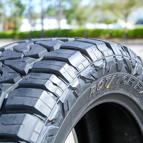 Set of 4 (FOUR) Evoluxx Rotator R/T All-Terrain Mud Off-Road Light Truck Radial Tires-33X12.50R20LT 33X12.50X20 33X12.50-20 119Q Load Range F LRF 12-Ply BSW Black Side Wall in Kuwait