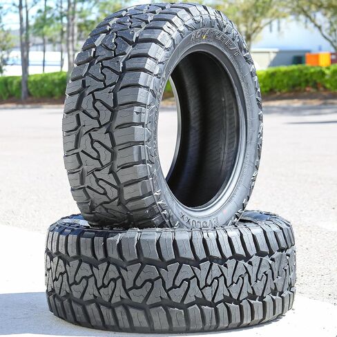Set of 4 (FOUR) Evoluxx Rotator R/T All-Terrain Mud Off-Road Light Truck Radial Tires-33X12.50R20LT 33X12.50X20 33X12.50-20 119Q Load Range F LRF 12-Ply BSW Black Side Wall in Kuwait