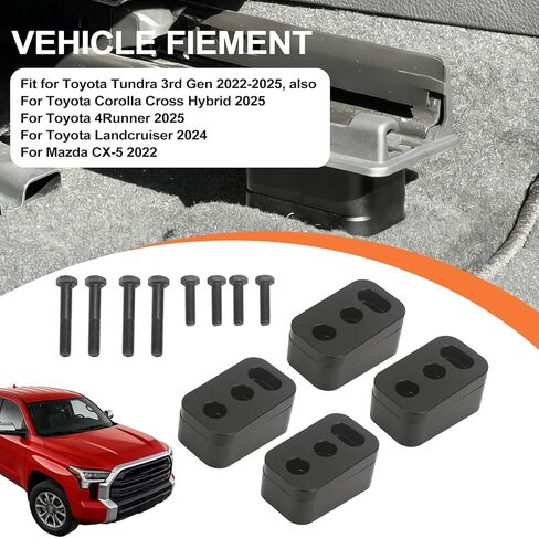 4PCS Front Seat Spacers, Driver and Passenger Recline Lift Kit Fit for Toyota Tundra 3rd Gen 2022-2025, Adjustable Seat Spacer Rear of Front Seat Riser in Saudi Arabia