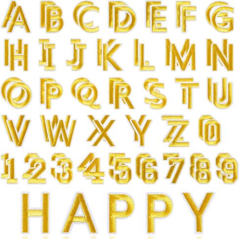 ASTARON 36Pcs Iron on Letters and Numbers Patches 10 Color Options 1.3Inch Alphabet Embroidered Patch A-Z,Numbers0-9 Patches Alphabet Cloth Patch for Clothes,Socks,Jeans,Hat,DIY Accessories(Colorful) in Kuwait