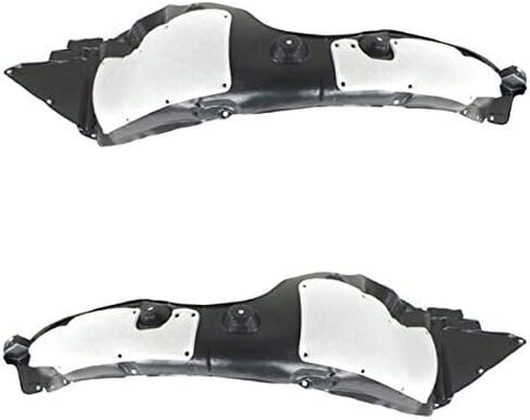 Compatible with 11-13 Optima Front Splash Shield Inner Fender Liner Left Right Side Pair Set in Saudi Arabia
