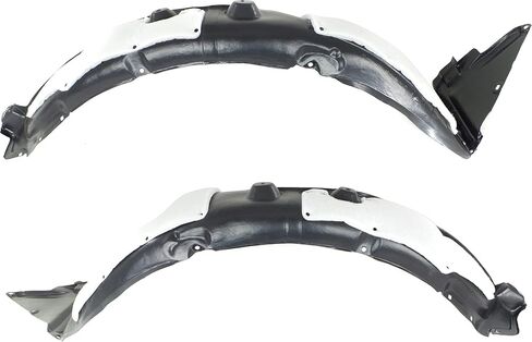 Compatible with 11-13 Optima Front Splash Shield Inner Fender Liner Left Right Side Pair Set in Saudi Arabia
