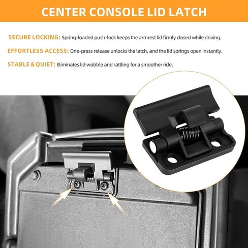 1 Pcs Center Console Lid Latch Compatible with Toyota 4Runner 58908-12080 Camry Corolla T100 RAV4 Prius Avalon in Saudi Arabia