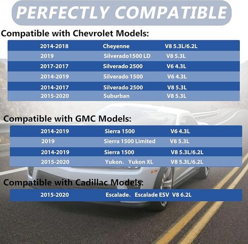29134C Air Conditioner AC Compressor with Clutch | Fit for 2014-2019 Chevy Silverado 1500, Suburban, Tahoe | 2015-2020 GMC Sierra 1500, Yukon/Yukon XL and Cadillac Escalade | Replace 22986660 1522303 in Saudi Arabia