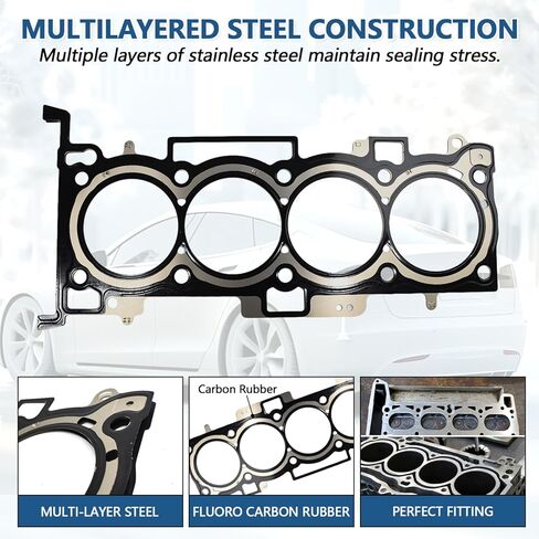 2.4 Head Gasket Set Kit with Bolts Fits for 2011-2015 Hyundai Santa Tucson Kia Optima Sorento Sportage 2.4L 2359CC L4 DOHC # HS54741B ES72465-1 in Saudi Arabia