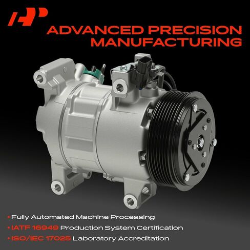A-Premium Air Conditioner AC Compressor with Clutch Compatible with Acura RDX 2019-2025, TLX 2021-2025 & Honda Accord 2018-2022, 2.0L in Kuwait