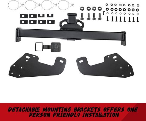DBXB-RV Class 4 Trailer Hitch Standard 2-Inch Receiver Compatible with 2015-2026 Ford F-150, Multi-Fit Hitch to Receive Ball Mount, Cargo Carrier, Bike Rack, Black Matte Powder Coated. 14017 in Saudi Arabia