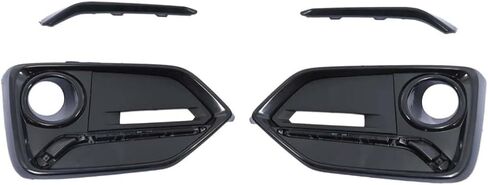 71118-TGG-A50 71113-TGG-A50 Fog Light Cover Grilles Bezel 1 Pair Compatible with Honda Civic Hatchback 2020 2021, Front Bumper Lower Fog Lamp Hood Frame Left Driver ＆ Right Pasenger Side in Kuwait