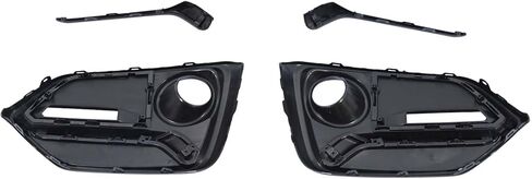 71118-TGG-A50 71113-TGG-A50 Fog Light Cover Grilles Bezel 1 Pair Compatible with Honda Civic Hatchback 2020 2021, Front Bumper Lower Fog Lamp Hood Frame Left Driver ＆ Right Pasenger Side in Kuwait
