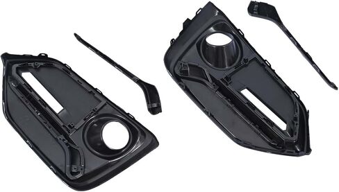 71118-TGG-A50 71113-TGG-A50 Fog Light Cover Grilles Bezel 1 Pair Compatible with Honda Civic Hatchback 2020 2021, Front Bumper Lower Fog Lamp Hood Frame Left Driver ＆ Right Pasenger Side in Kuwait