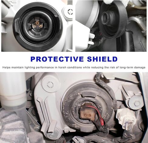 2 PCS Car Headlight Dust Caps, Dustproof Vehicle Headlamp Sealing Protective Cover Replacement, Waterproof Rubber H4 LED Light Bulb Dust Cover for Most Cars Trucks SUVs in Saudi Arabia