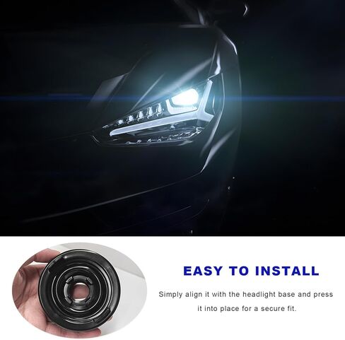 2 PCS Car Headlight Dust Caps, Dustproof Vehicle Headlamp Sealing Protective Cover Replacement, Waterproof Rubber H4 LED Light Bulb Dust Cover for Most Cars Trucks SUVs in Saudi Arabia