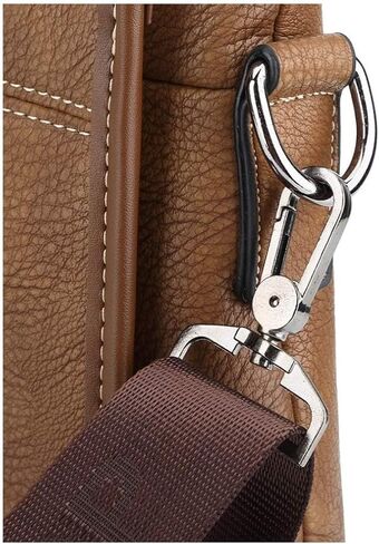 work bag Leather Laptop Bag For Men Briefcase Waterproof,Handbags Shoulder Crossbody Bag Business For Work Travel in Saudi Arabia