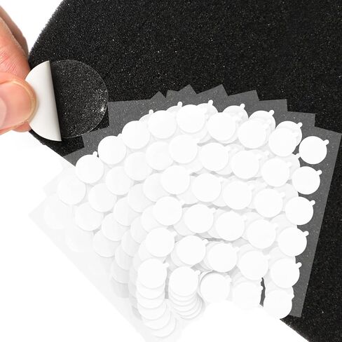 210 Pack Double-Sided Mounting Tape Adhesive for Sound Proof Foam Panels Removable Acoustic Foam Panels Double Side Adhesive Dots Mounting Tapes Strong Adhesive Clear Sticker for DIY Craft in Saudi Arabia