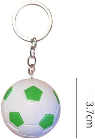 Football Style Key Chain World Cup Keychain Colorful Soccer Ball Key Ring Lanyard Bag Backpack Car Hanging Accessories Gifts in Saudi Arabia