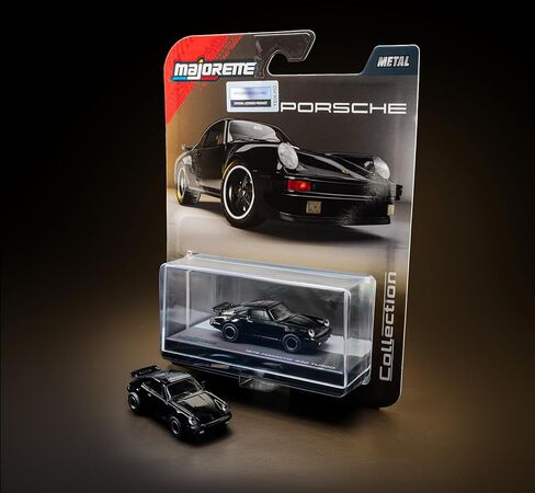 Majorette Collection – 1975 Porsche 930 Turbo 1:64 Die-Cast Model Car with Rubber Tires & Display Case, for Collectors & Adults in Saudi Arabia