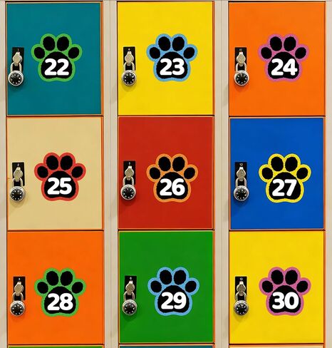 36pcs Line Up Spots Stickers for Classroom Floor, Waterproof Number Dots Stickers for Classroom, Removable Numbered Markers with Task & Blank Decals for Line Up, School Bus, Teacher Supplies in Saudi Arabia