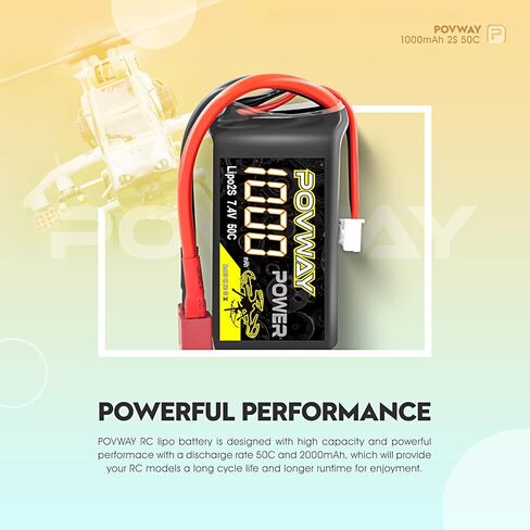 بطارية ليبو 7.4 فولت 2S 1000mAh 50C RC بطارية مع قابس T لـ 1/10 1/16 1/18 1/24 مقياس RC سيارة شاحنة تروجي in Kuwait