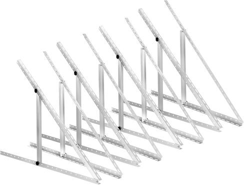 4 Pack 45inch Adjustable Solar Panel Tilt Mount Brackets with Foldable Tilt Legs.Solar Panel Stand for 45" Panels | 2400Pa Windproof Adjustable Solar Panel Mount Brackets Kit for RV/Roof/Ground in Saudi Arabia