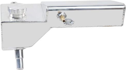 Overflow Aluminum Coolant Tank Compatible with 1996-2004 Ford Mustang Cobra GT SVL Mach 1997 1998 1999 2000 2001 2002 2003 Silver Overflow Tanks in Saudi Arabia