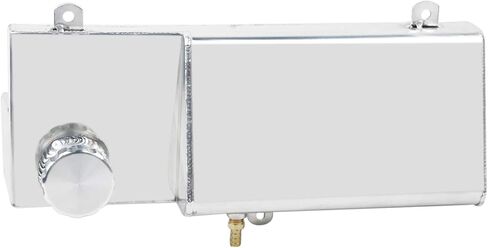 Overflow Aluminum Coolant Tank Compatible with 1996-2004 Ford Mustang Cobra GT SVL Mach 1997 1998 1999 2000 2001 2002 2003 Silver Overflow Tanks in Saudi Arabia