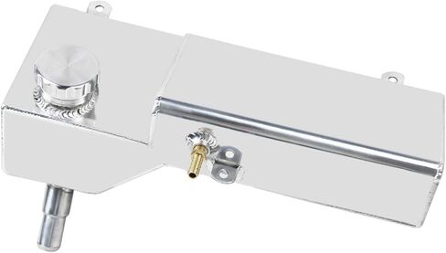 Overflow Aluminum Coolant Tank Compatible with 1996-2004 Ford Mustang Cobra GT SVL Mach 1997 1998 1999 2000 2001 2002 2003 Silver Overflow Tanks in Saudi Arabia