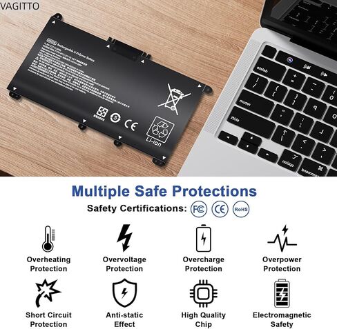 42Wh WDX0R Laptop Battery Compatible with Dell Inspiron 15 7579 7569 7560 5567 5565 5568 5570 5775, 13 5368 5378 7368 7378, 17 5765 5767, WDXOR P58F 3CRH3 P69G in Saudi Arabia